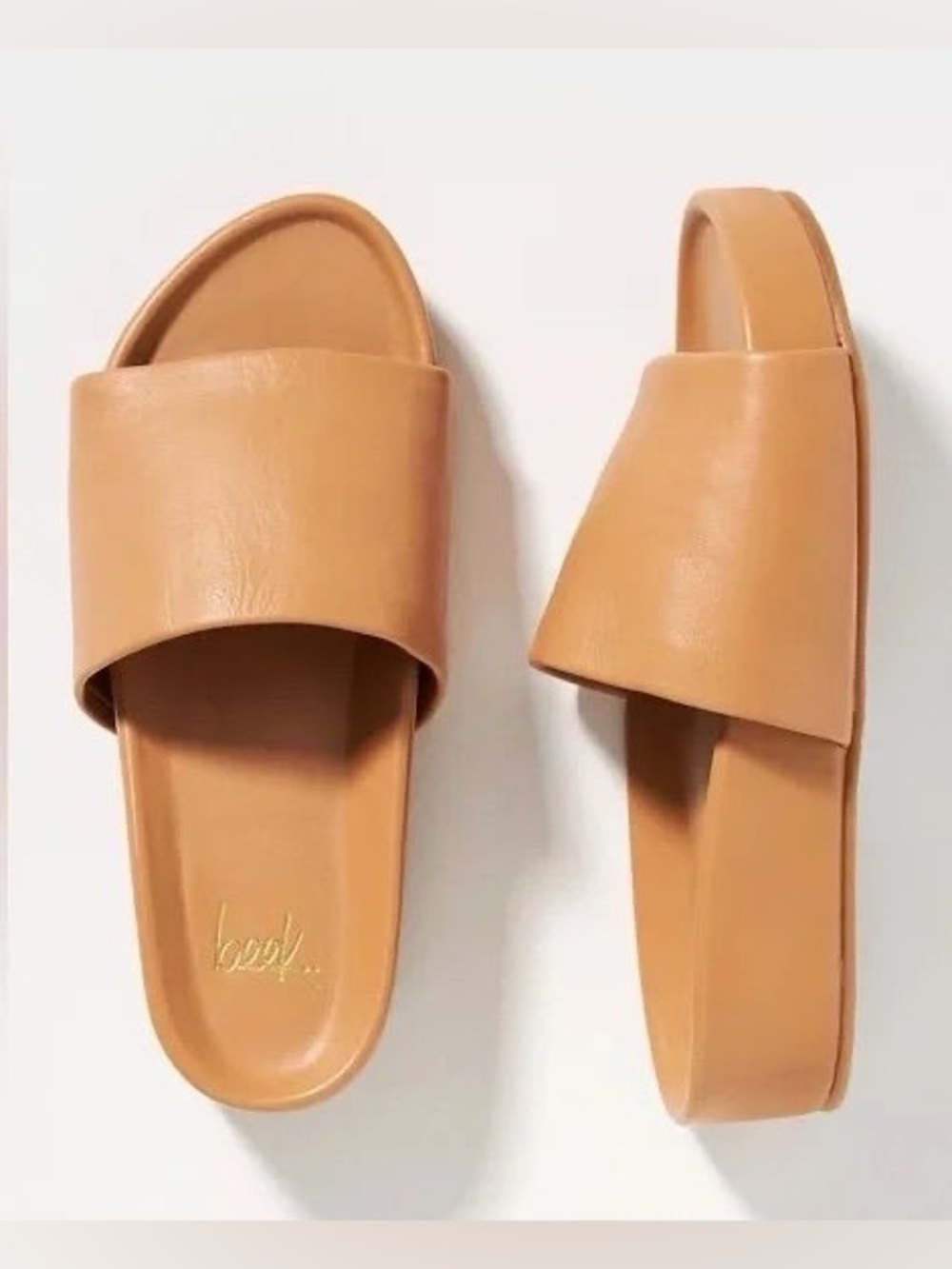 Beek Pelican Platform Sandals in Honey